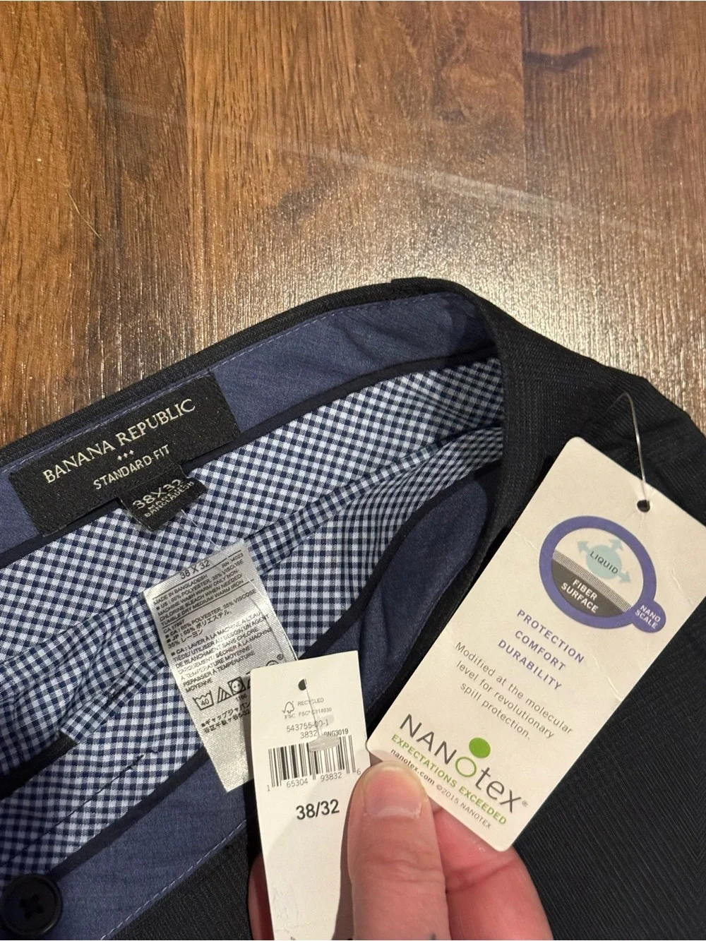 NWT Banana Republic Standard fit 38x32 men’s dress pants